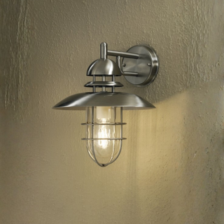 Buiten wandlamp Sorrento 1-lichts staal