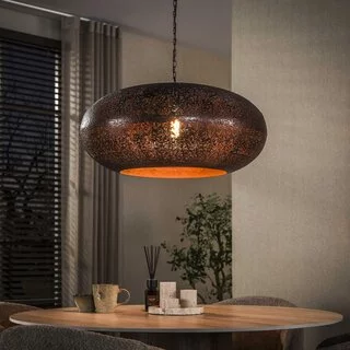 Hanglamp Maze 1-lichts antiek koper Ø68 cm