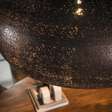 BelaLuz Modern industriële hanglamp Maze 1-lichts antiek koper Ø90 cm
