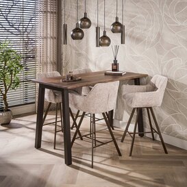 Bartafel Kian 147 cm Massief acacia bruin