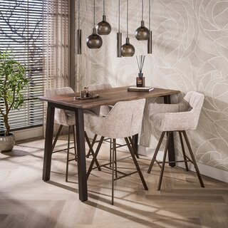 Bartafel Kian 147 cm Massief acacia bruin