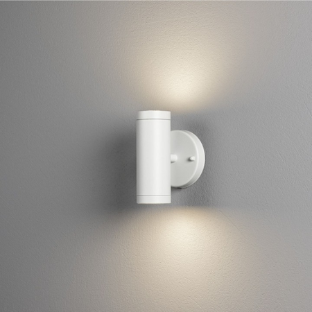 Konstsmide Modern Scandinavische wandlamp Modena 2-lichts wit