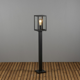 Staande buitenlamp Carpi 1-lichts zwart 100 cm