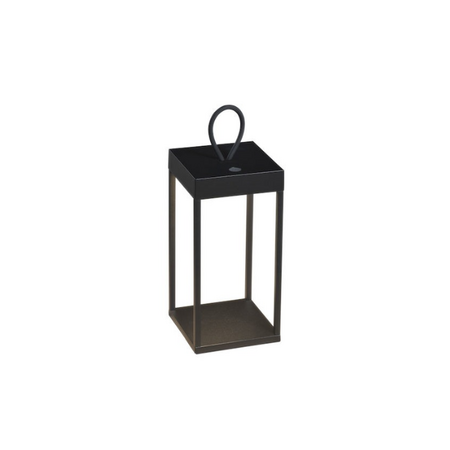 Konstsmide Modern design oplaadbare staande buitenlamp Ravello zwart dimbaar