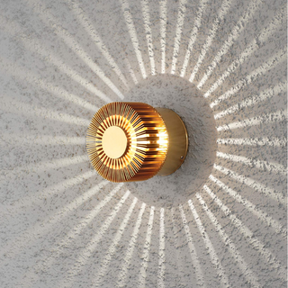 Buiten wandlamp Monza messing