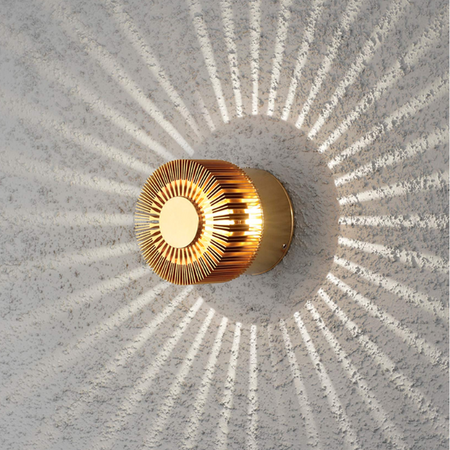 Konstsmide Hotel chique buiten wandlamp Monza messing