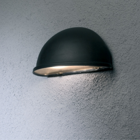 Konstsmide Industriële buiten wandlamp Torino 1-lichts zwart