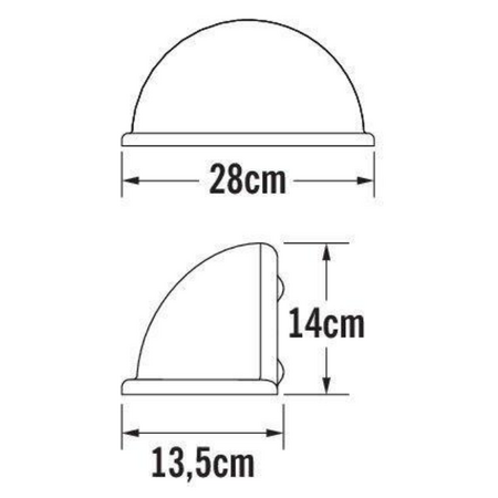 Konstsmide Industriële buiten wandlamp Torino 1-lichts zwart