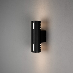 Konstsmide Industriële buiten wandlamp Cuneo 1-lichts zwart