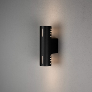 Buiten wandlamp Cuneo 1-lichts zwart