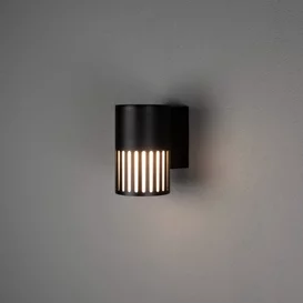 Buiten wandlamp Pistoia 1-lichts zwart
