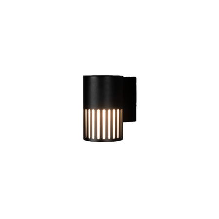 Konstsmide Modern industriële buiten wandlamp Pistoia 1-lichts zwart