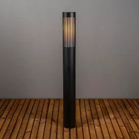 Staande buitenlamp Pistoia 1-lichts zwart 95 cm