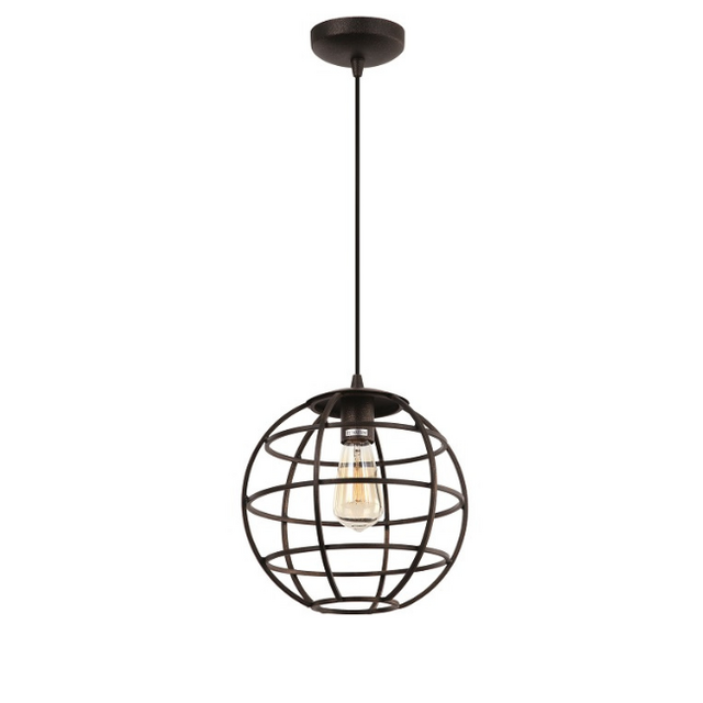 Hanglamp Pianeta 1-lichts bruin