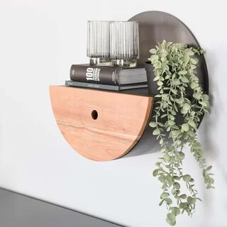 Wandplank Ufo Ø40 cm met lade