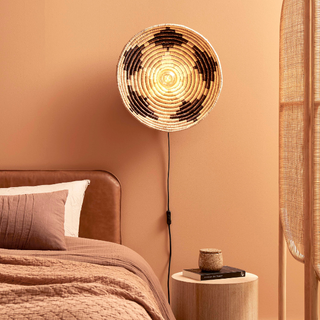 Wandlamp Andros Ø45 seagrass naturel