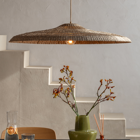 GOOD & MOJO Bohemian hanglamp Santorini Ø75 cm 1-lichts seagrass naturel