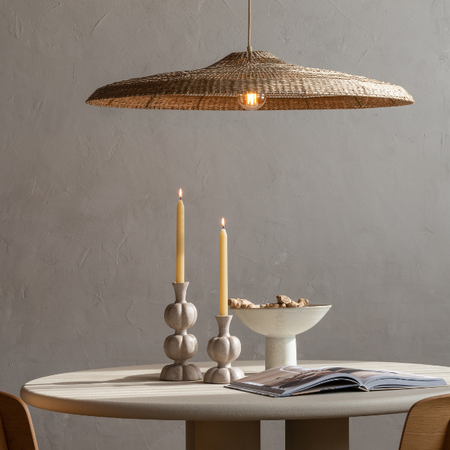 GOOD & MOJO Bohemian hanglamp Santorini Ø75 cm 1-lichts seagrass naturel