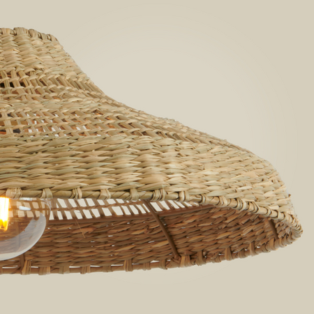 GOOD & MOJO Bohemian hanglamp Santorini Ø60 cm 1-lichts seagrass naturel