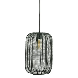 By-Boo Moderne hanglamp Carbo 1-lichts zwart
