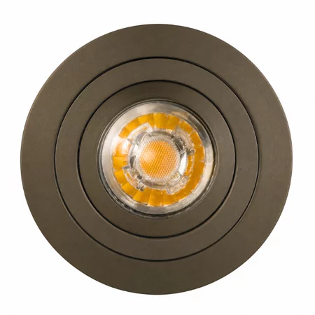 ETH Modern industriële inbouwspot Urban Anodic brown