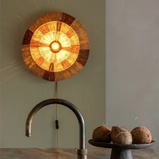 Wandlamp Serengeti naturel brown Ø45 cm S