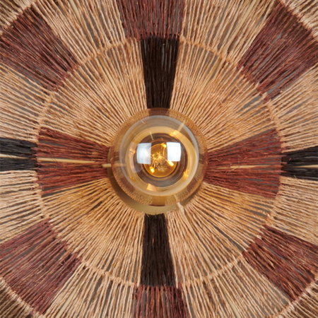GOOD & MOJO Bohemian wandlamp Serengeti naturel brown 1-lichts Ø45 cm S