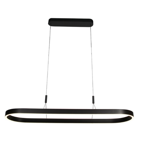 Steinhauer Modern industriële hanglamp Mykty met kabellift ovaal 120 cm