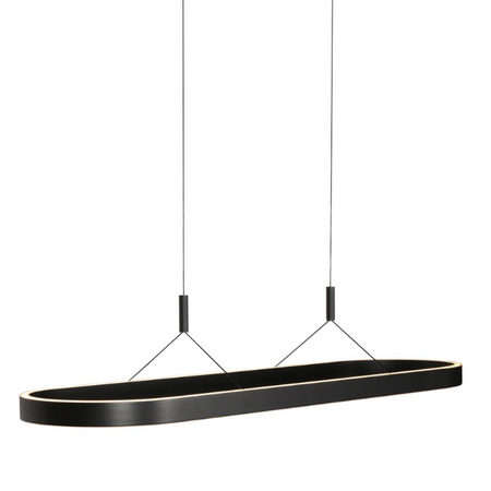 Steinhauer Modern industriële hanglamp Mykty met kabellift ovaal 120 cm