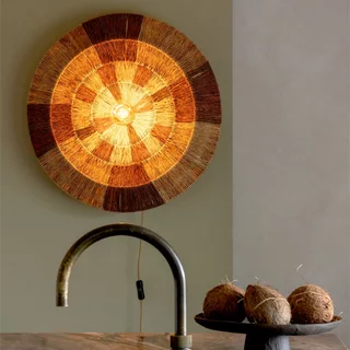 Wandlamp Serengeti naturel brown Ø60 cm  L