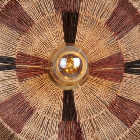 GOOD & MOJO Bohemian wandlamp Serengeti naturel brown 1-lichts Ø60 cm L