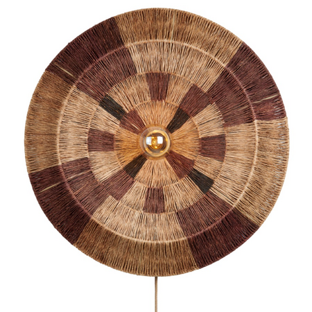 GOOD & MOJO Bohemian wandlamp Serengeti naturel brown 1-lichts Ø60 cm L