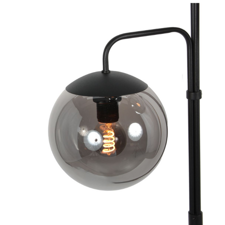 Steinhauer Moderne vloerlamp Bollique 3-lichts smoke