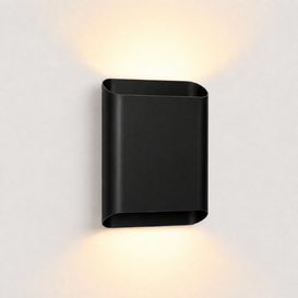Wandlamp Carmen 2-lichts zwart