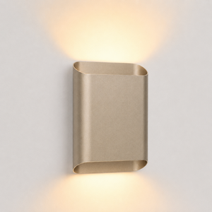 ETH Modern hotel chique wandlamp Carmen 2-lichts champagne