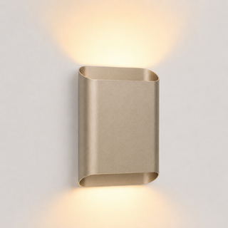 Wandlamp Carmen 2-lichts champagne