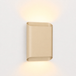 ETH Modern Scandinavische wandlamp Carmen 2-lichts zand