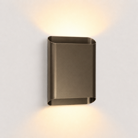 Wandlamp Carmen 2-lichts Anodic brown