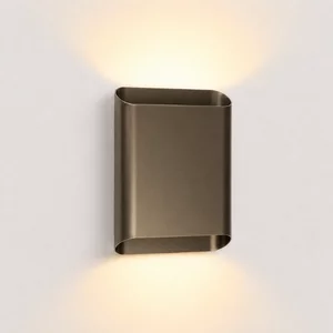 ETH Modern industrieel wandlamp Carmen 2-lichts Anodic brown