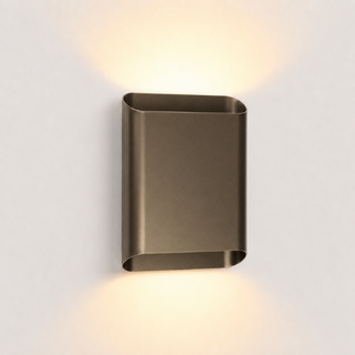 Wandlamp Carmen 2-lichts Anodic brown