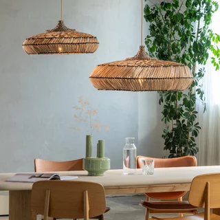 Hanglamp Rinjani naturel Ø70 cm L