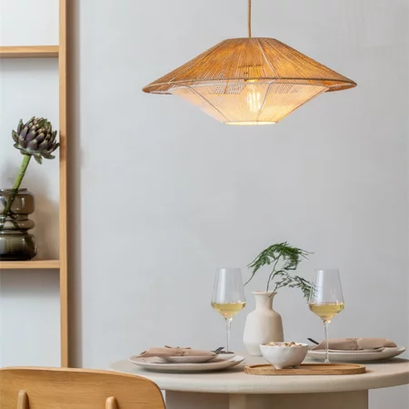 GOOD & MOJO Ibiza hanglamp Lumbini naturel touw Ø50 cm S