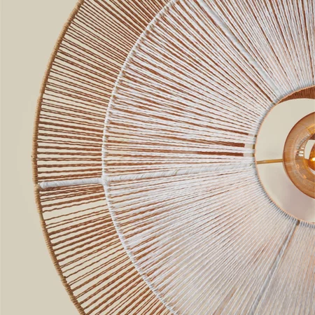 GOOD & MOJO Ibiza hanglamp Lumbini naturel touw Ø50 cm S
