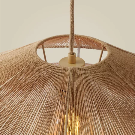 GOOD & MOJO Ibiza hanglamp Lumbini naturel touw Ø50 cm S