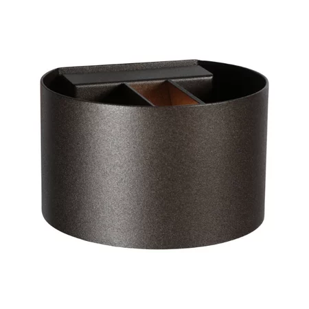 Steinhauer Modern industriële wandlamp Muro 1-lichts rond cacao