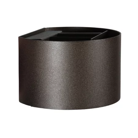 Steinhauer Modern industriële wandlamp Muro 1-lichts rond cacao