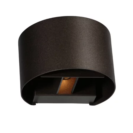Steinhauer Modern industriële wandlamp Muro 1-lichts rond cacao