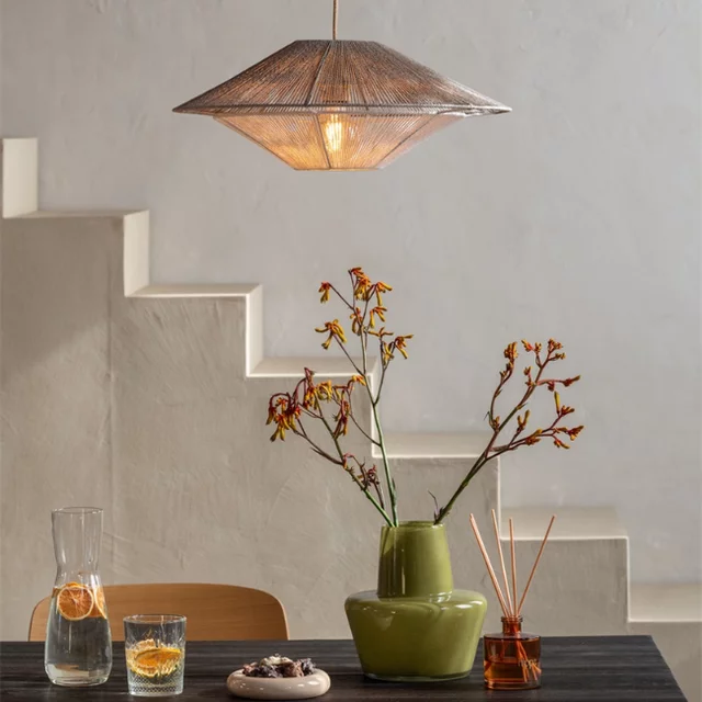 Hanglamp Lumbini grijs Ø50 cm S