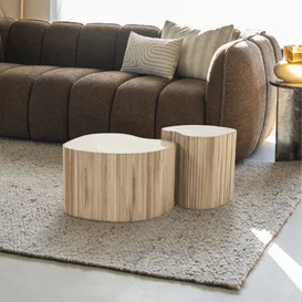 Salontafel Nice set van 2 naturel