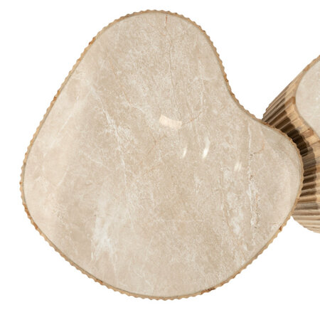 By-Boo Scandinavische Japandi salontafel Nice set van 2 naturel